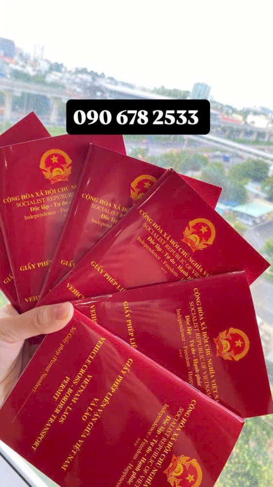 Làm giấy phép liên vận Việt Lào 1 năm cho xe bán tải